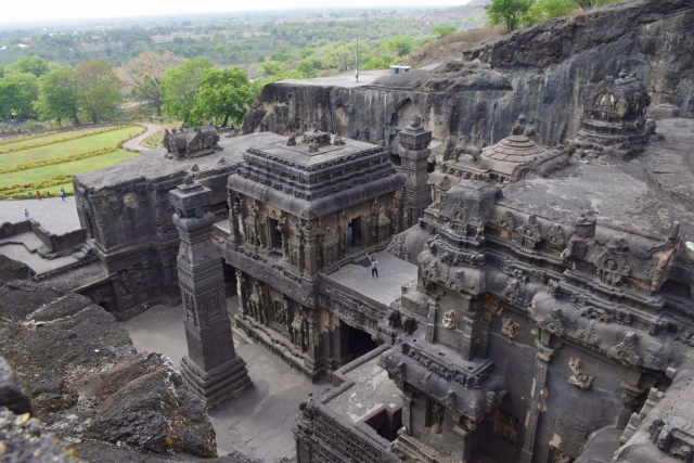 インドのエローラ遺跡